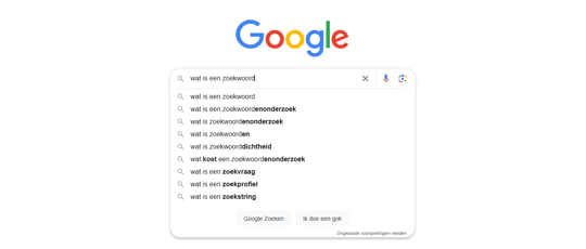 Wat is een zoekwoord?